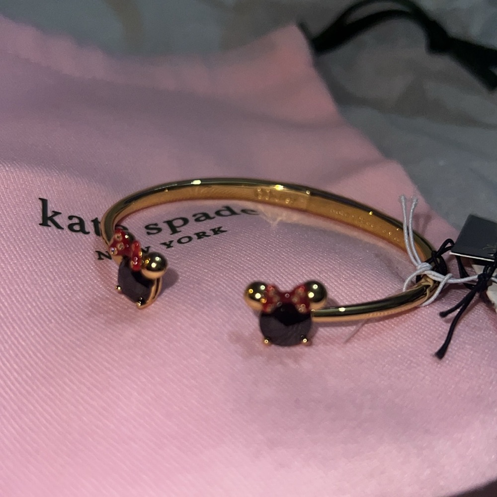 Kate Spade Disney X Kate Spade New York Minnie Mouse Cuff Bracelet - Picture 2 of 8
